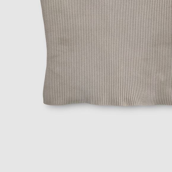 Babaton Ribbed Knit Tank Top Taupe Scoop Neck Sleeveless Medium - Picture 3 of 7